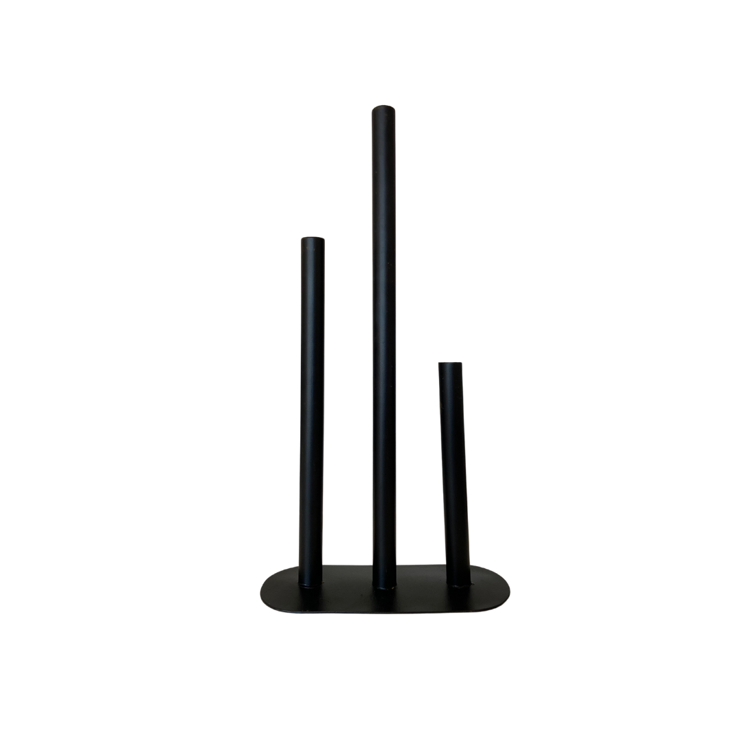 Bud Vases Black Assorted Adelaide Wedding Hire