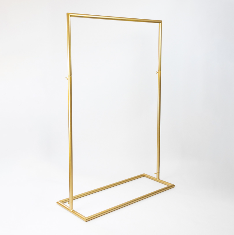 Metal Signage Stand Gold Adelaide Wedding Hire