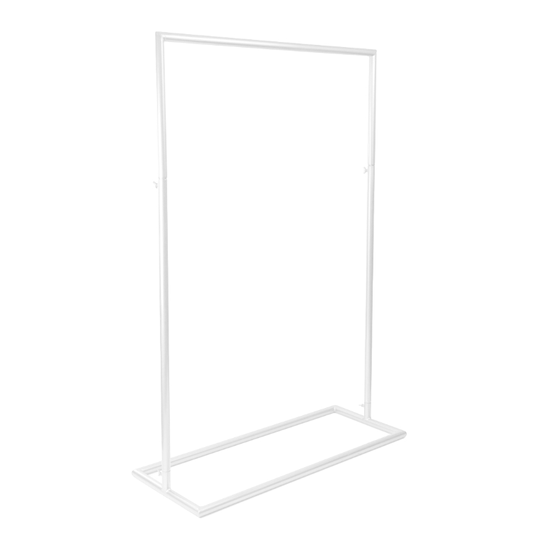 Metal Signage Stand White Adelaide Wedding Hire