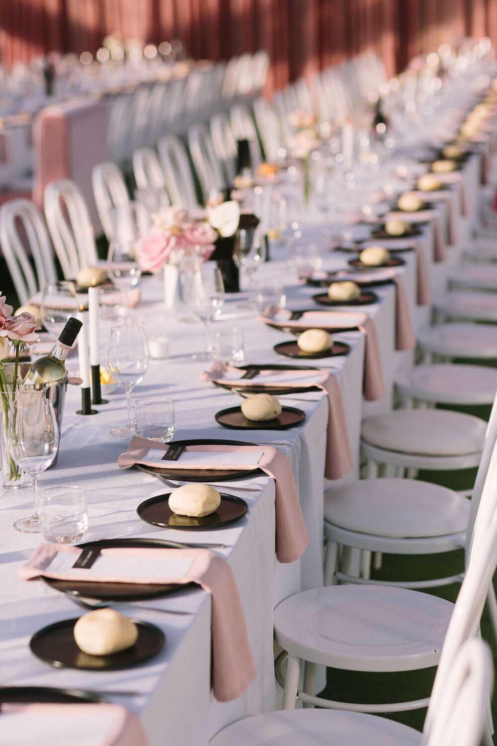 Tables & Wine Barrel